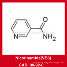 Nicotinamida (VB3) polvo / CAS 98-92-0 / USP36 / BP2012 / GMP / DMF / Halal